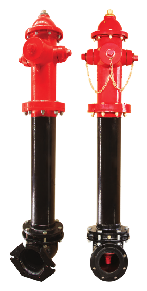 Dry Barrel Fire Hydrant, Flange Connector