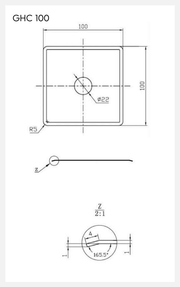 Heat Collector Plate / Watershield 100mm thumbnail