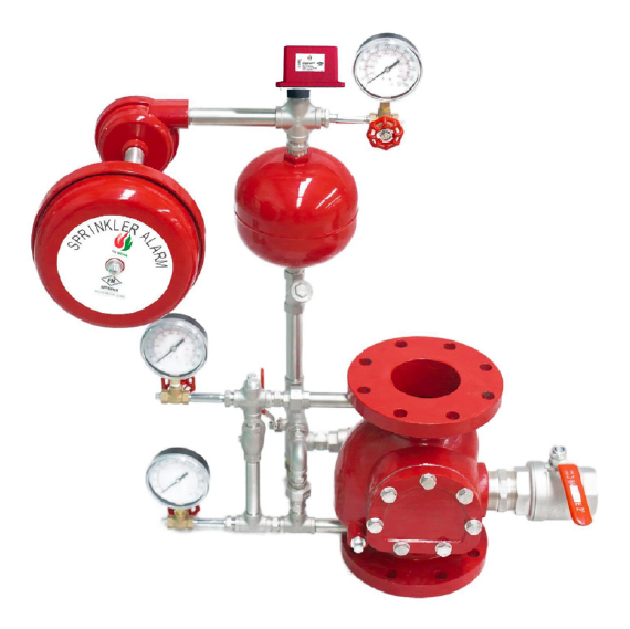 Wet Alarm Check Valve (Flange x Groove)
