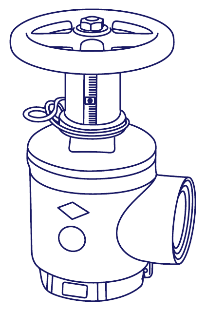 Pressure Reducing and Restricting Landing Valve