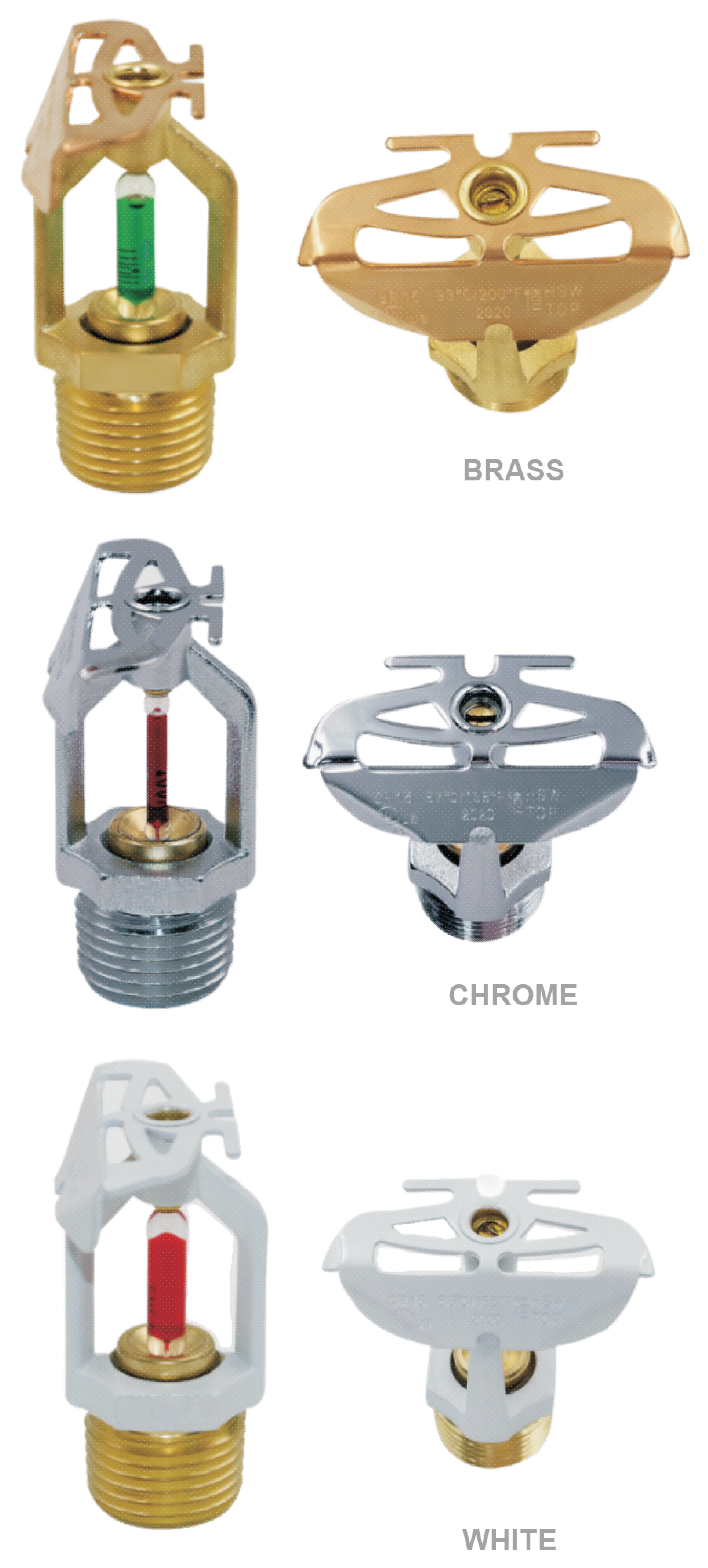 Horizontal Sidewall Sprinkler, Quick Response (3mm Glass Bulb)